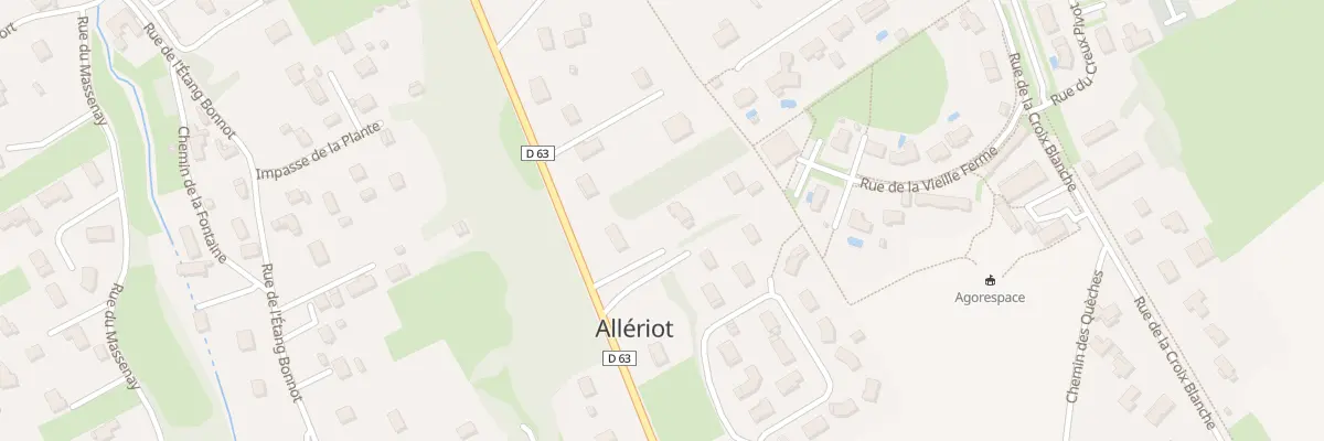 Plan du 21 Rue de la Grande Corvée à Allériot
