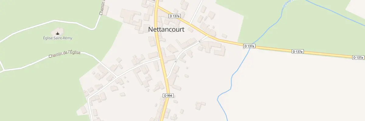 Plan du 6 Rue de l’Orme à Nettancourt