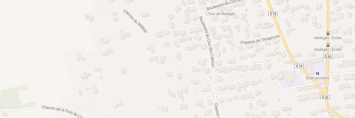 Plan du 2B Che du Malpas à Mollégès