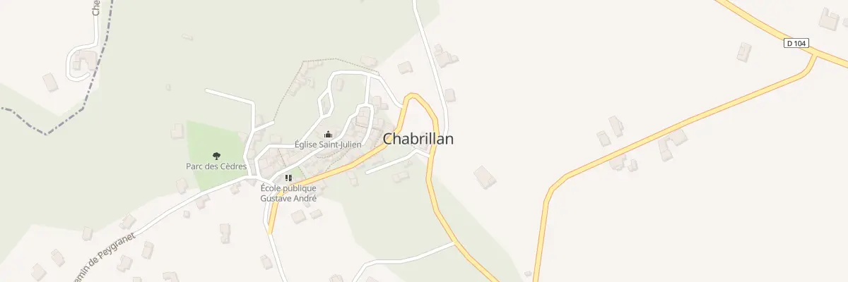 Plan du 5049 Le Village à Chabrillan