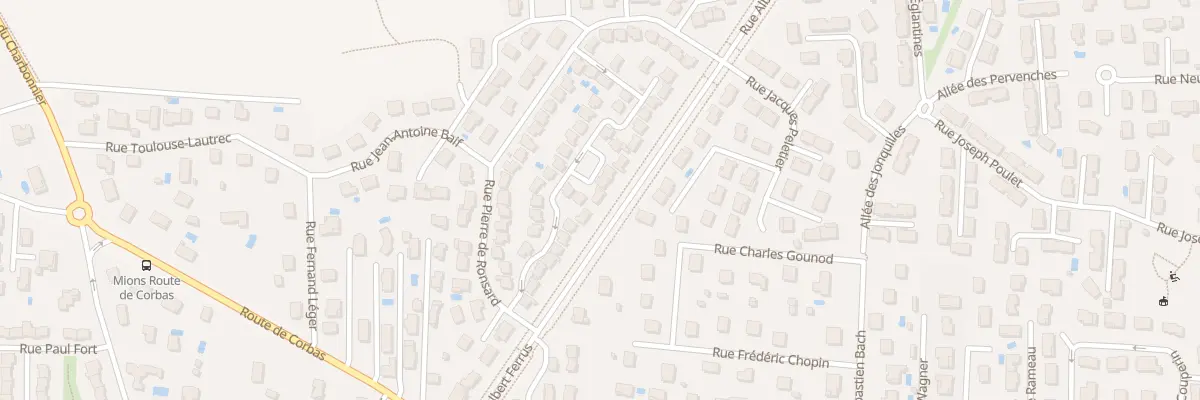 Plan du 30 Rue Paul Valéry à Mions
