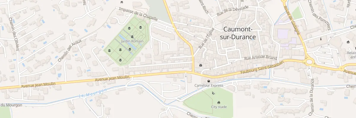 Plan du 7 Rue de la Croix à Caumont-sur-Durance