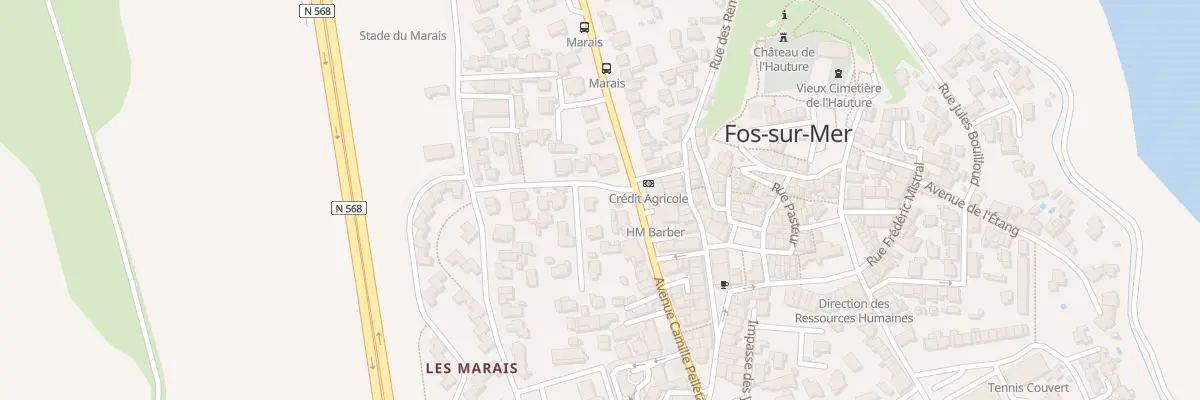 Plan du 1 Av des Jardins à Fos-sur-Mer