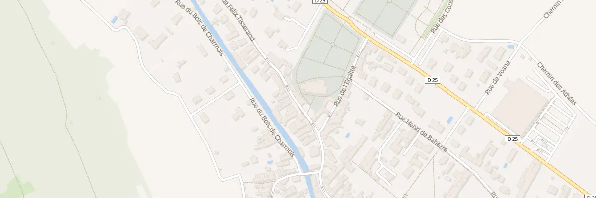Plan du 80 Rue Félix Tisserand à Nuits-Saint-Georges