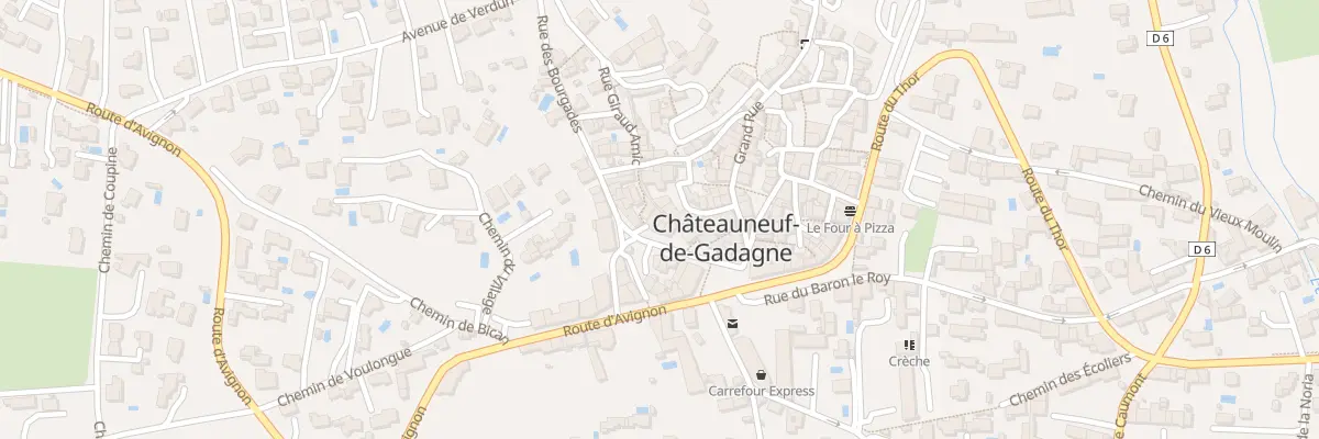 Plan du 12 Pl Pastiere à Châteauneuf-de-Gadagne