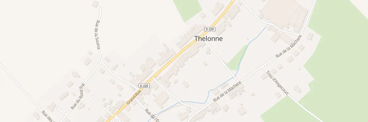 Plan du 42 Grande Rue à Thelonne