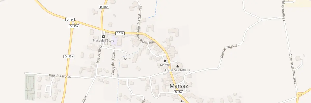 Plan du 4 Rue de la Forge à Marsaz