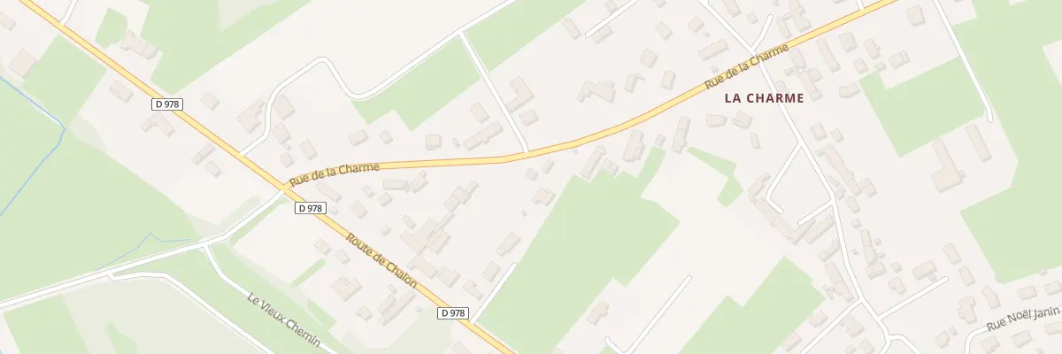 Plan du 10 Rue de la Charme à Ouroux-sur-Saône