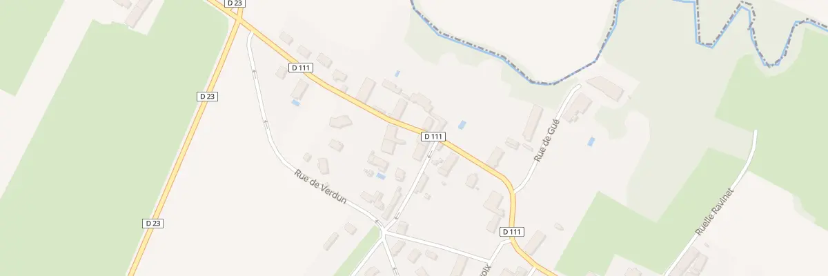 Plan du 11 Rue de l’Eglise (Le Bourg) à Meursanges