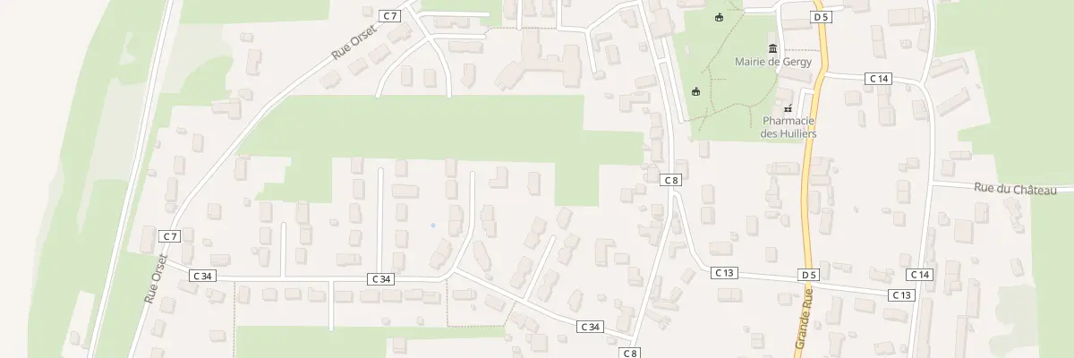 Plan du 31A Rue des Charmilles à Gergy