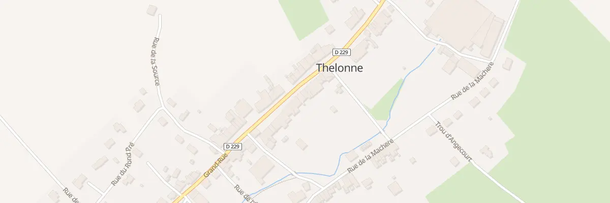 Plan du 40 Grande Rue à Thelonne