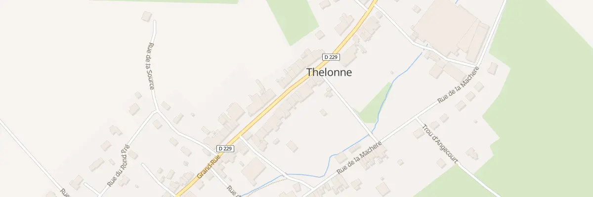 Plan du 38 Grande Rue à Thelonne