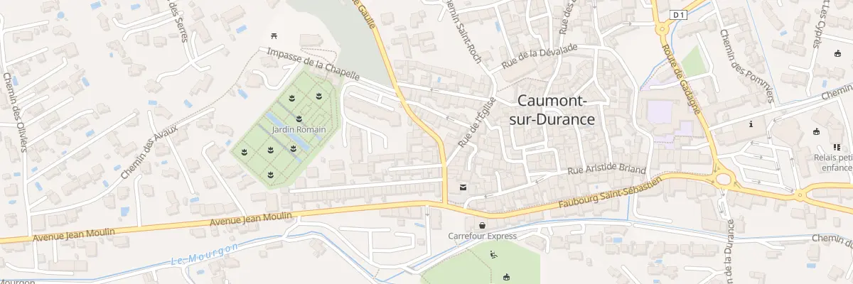 Plan du 1B Pas Charloum Rieu à Caumont-sur-Durance