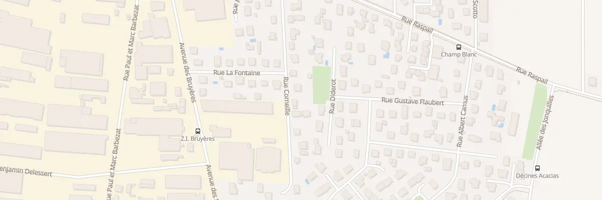 Plan du 19 Rue Corneille à Décines-Charpieu
