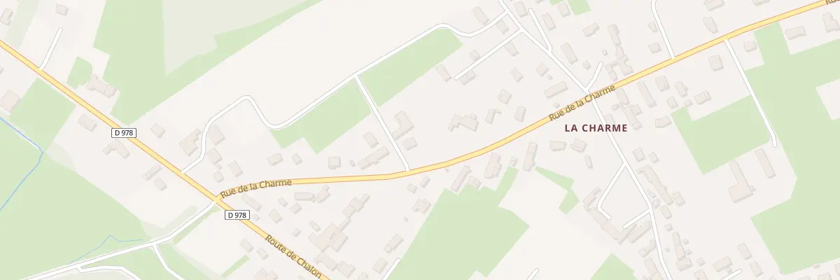 Plan du 13 Rue de la Charme à Ouroux-sur-Saône