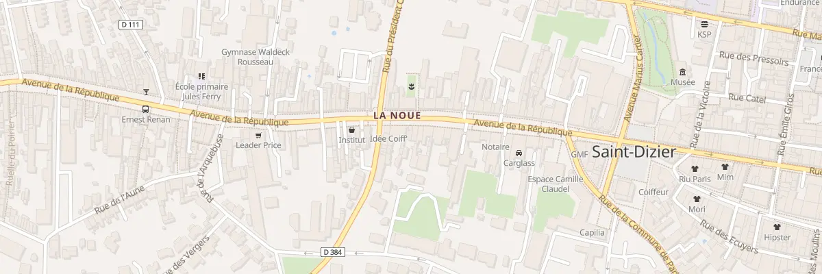 Plan du 43 Av de la République à Saint-Dizier