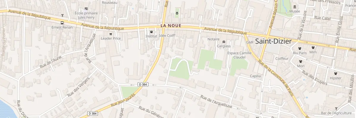 Plan du 31 Av de la République à Saint-Dizier