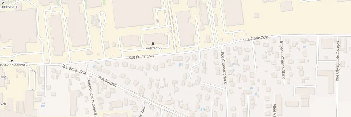 Plan du 58 Rue Emile Zola à Décines-Charpieu