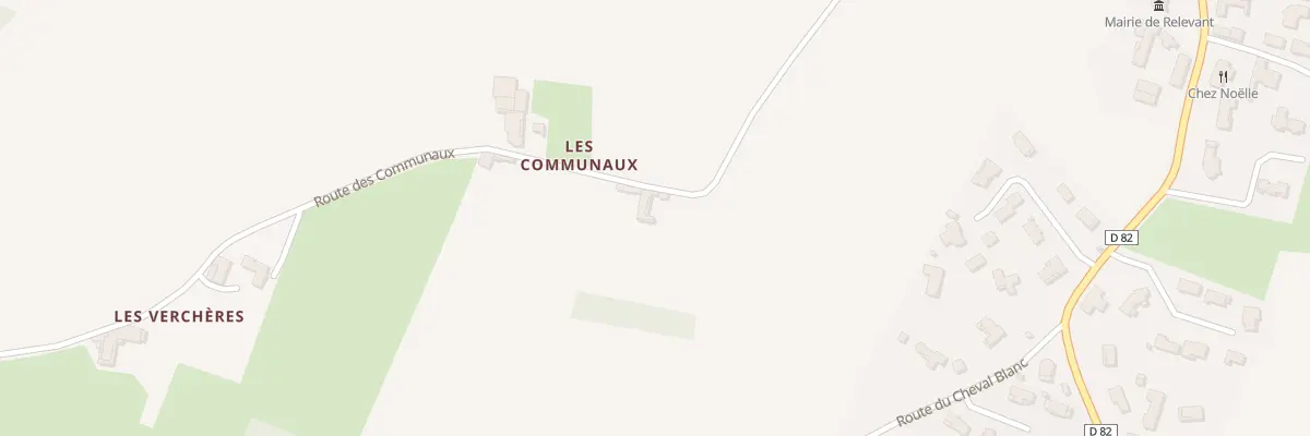 Plan du 351 Rte des Communaux à Relevant
