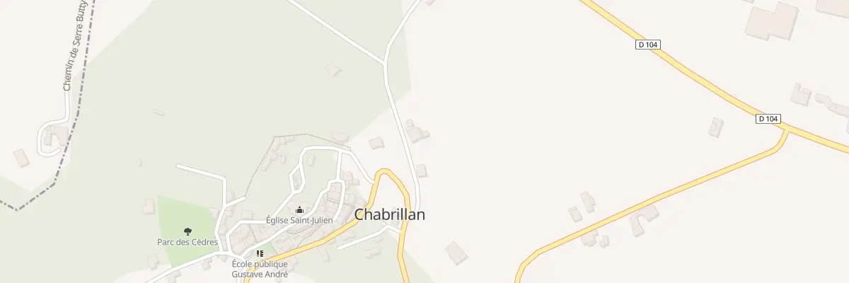 Plan du 5199 Le Verger à Chabrillan