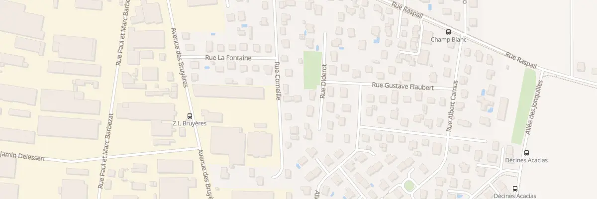 Plan du 21 Rue Corneille à Décines-Charpieu