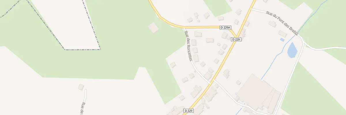 Plan du 6 Rue des Roncettes à Thelonne