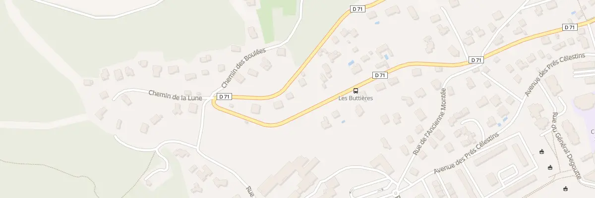 Plan du 1034 Mte Neuve à Miribel