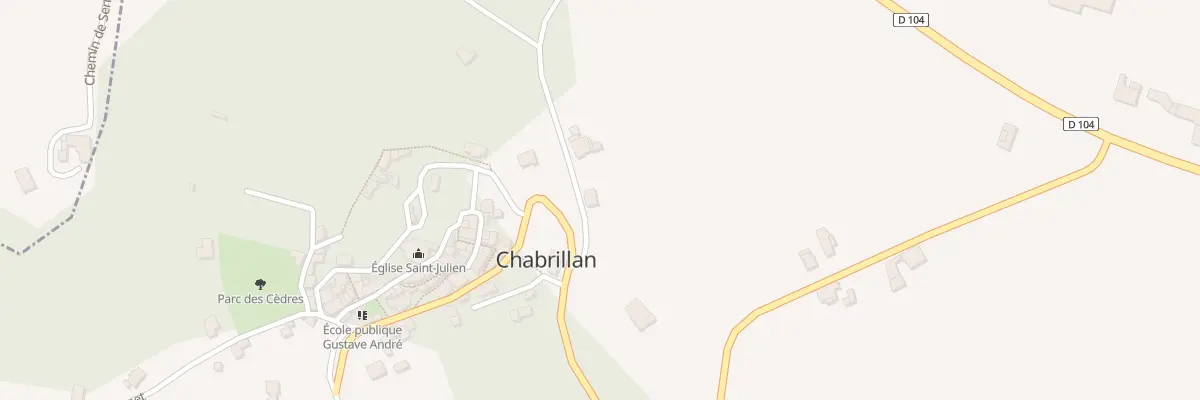 Plan du 5304 Le Verger à Chabrillan