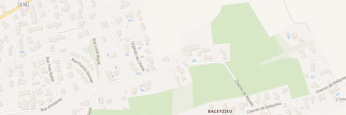Plan du 13 Che de Mytalis à Chaponnay