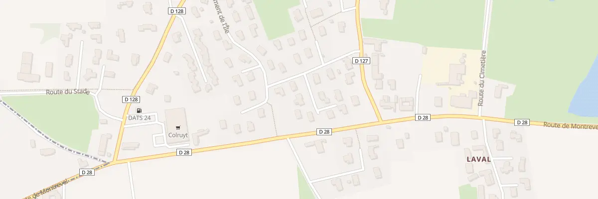 Plan du 287O Rte du Bourg à Bâgé-Dommartin