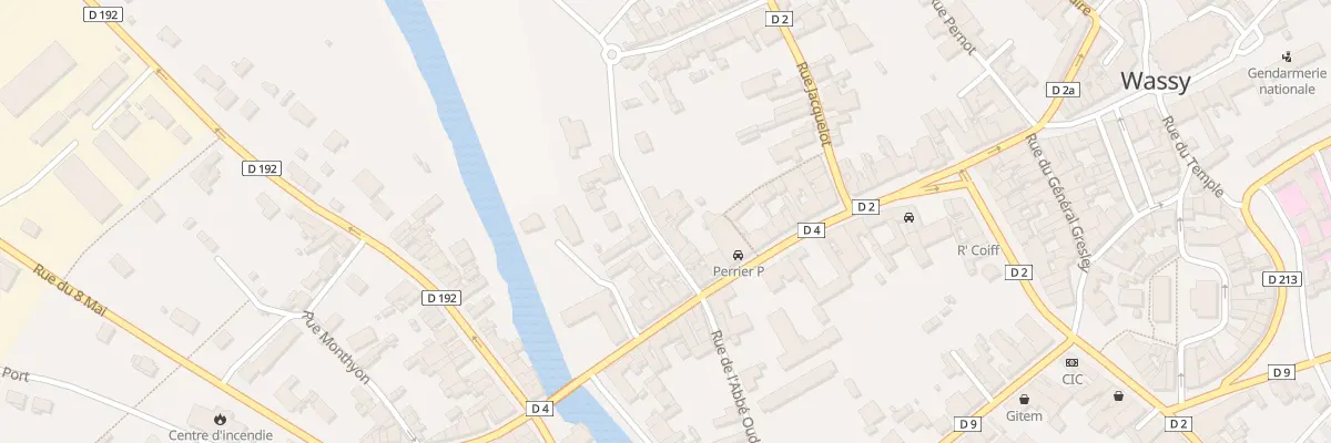 Plan du 10 Rue du Gouvernement à Wassy