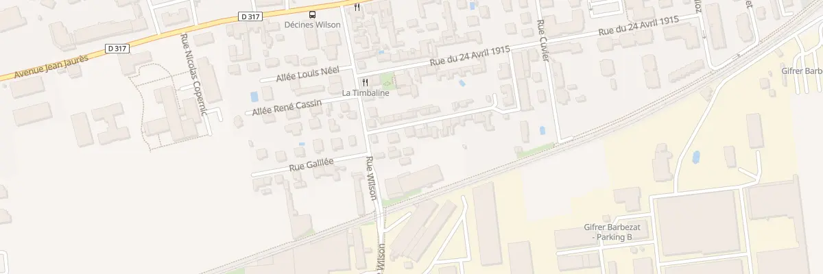 Plan du 8 Rue Arago à Décines-Charpieu