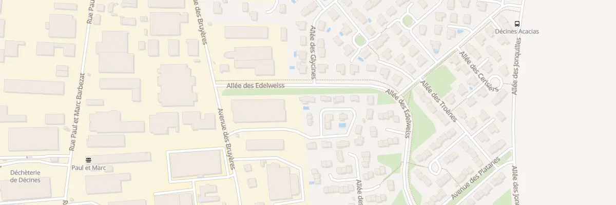 Plan du 22 Rue Henri Pourrat à Décines-Charpieu