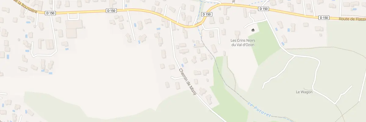 Plan du 822 Che de Missy à Chaponnay