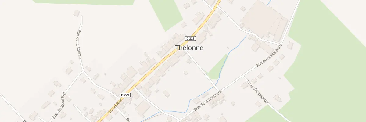 Plan du 34 Grande Rue à Thelonne