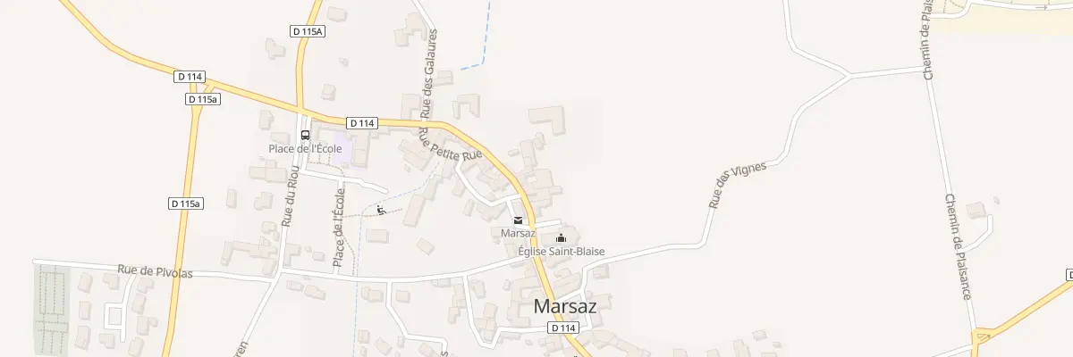 Plan du 18 Rue Grande Rue à Marsaz