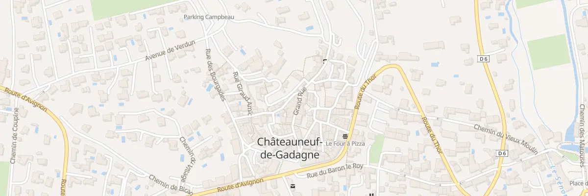 Plan du 8 Rue St Paul à Châteauneuf-de-Gadagne