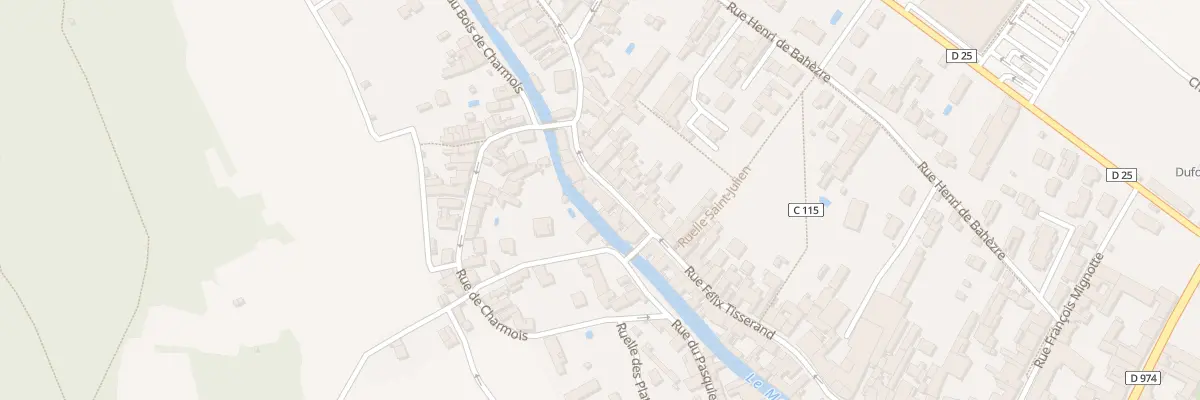 Plan du 53 Rue Félix Tisserand à Nuits-Saint-Georges