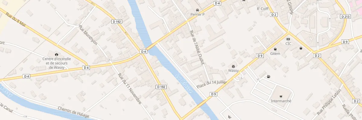 Plan du 11 Quai des Promenades à Wassy
