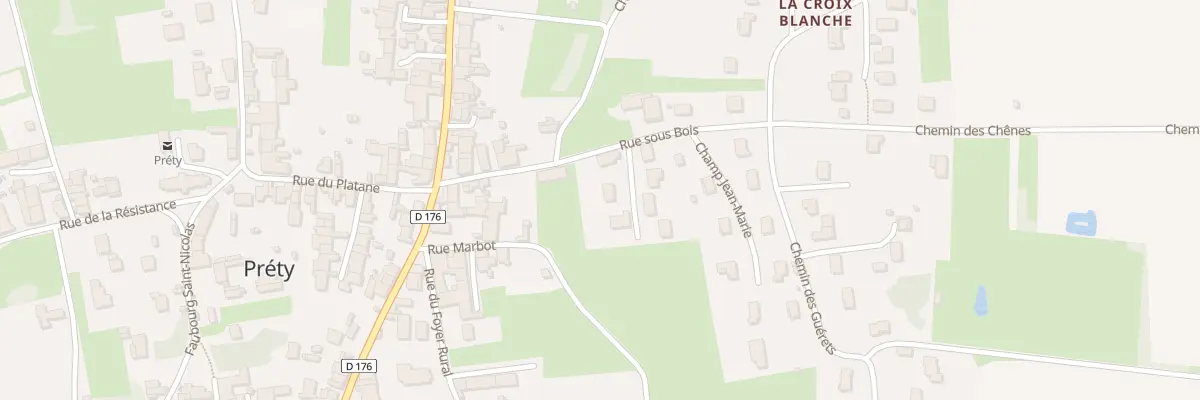 Plan du 6 Lot le Clos sous Bois à Préty