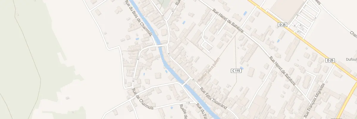 Plan du 52 Rue Félix Tisserand à Nuits-Saint-Georges