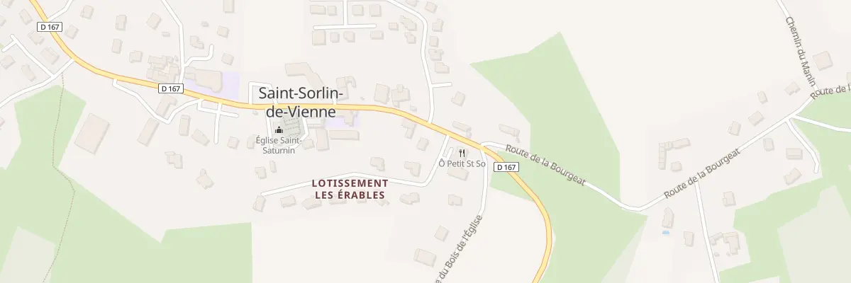 Plan du 724 Rue des Ecoles à Saint-Sorlin-de-Vienne