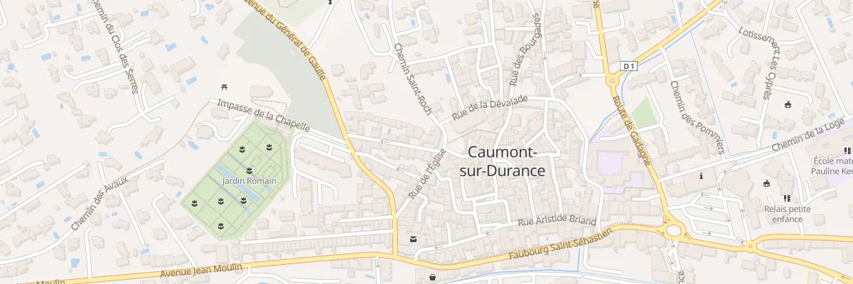Plan du 1 Rue Saint Symphorien à Caumont-sur-Durance