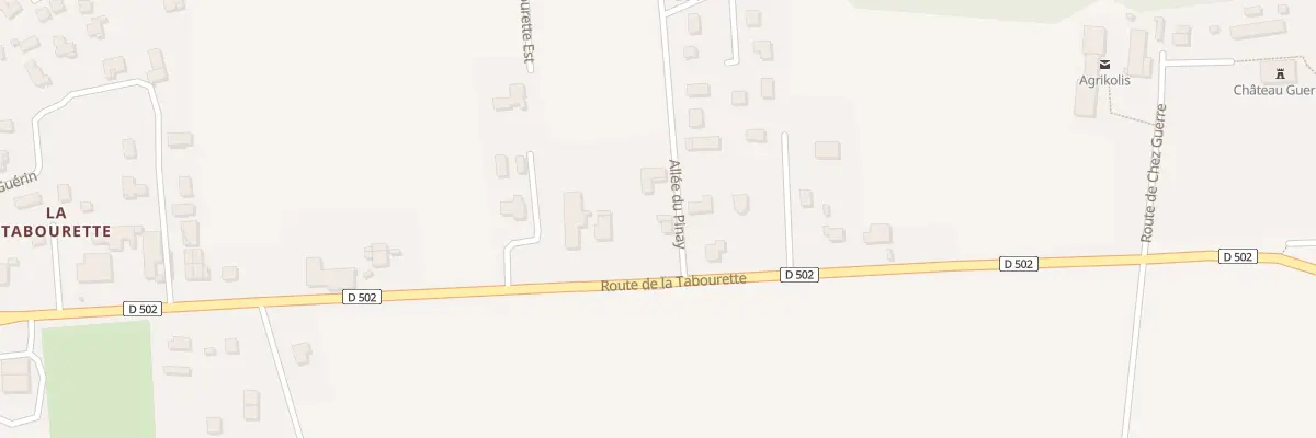 Plan du 572 Rte de la Tabourette à Estrablin