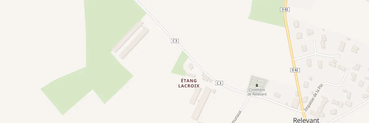 Plan du 291 Rte du Biolay à Relevant