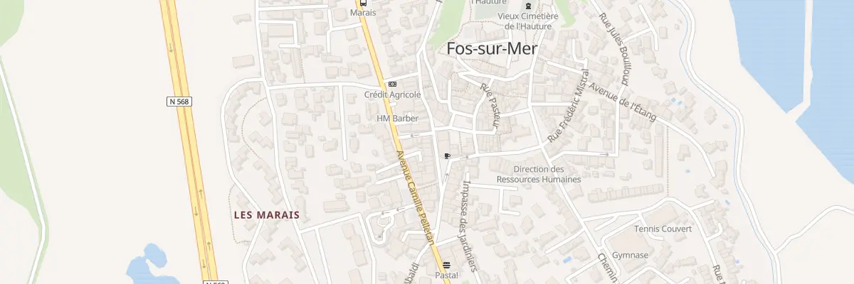 Plan du 5 Rue de la République à Fos-sur-Mer