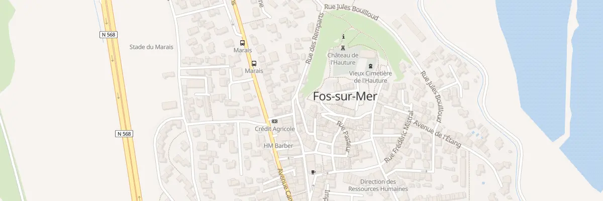 Plan du 6 Tra des Remparts à Fos-sur-Mer