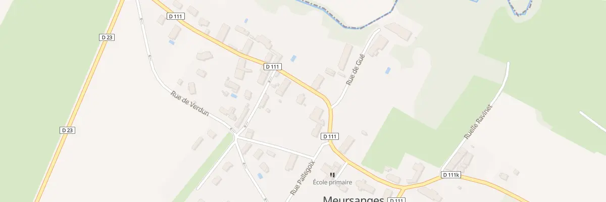 Plan du 5 Rue de l’Eglise (Le Bourg) à Meursanges