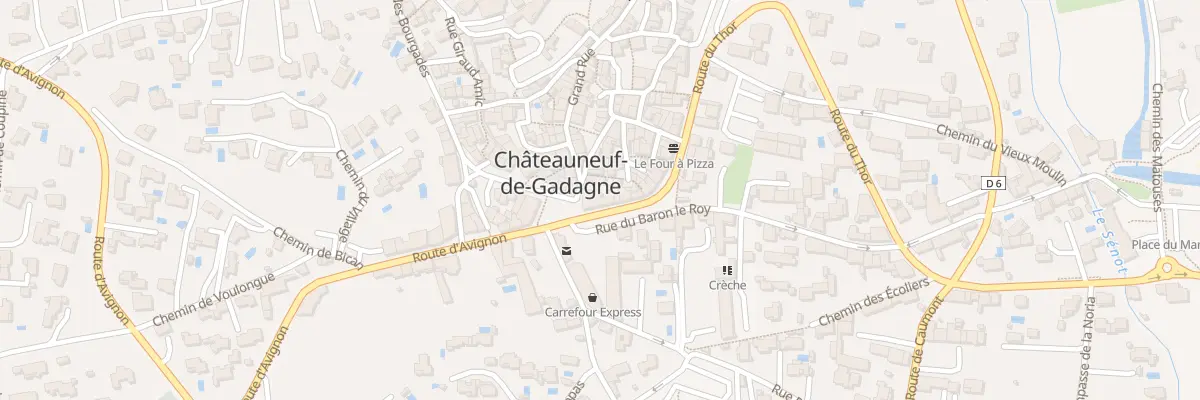 Plan du 51 Rte du Thor à Châteauneuf-de-Gadagne