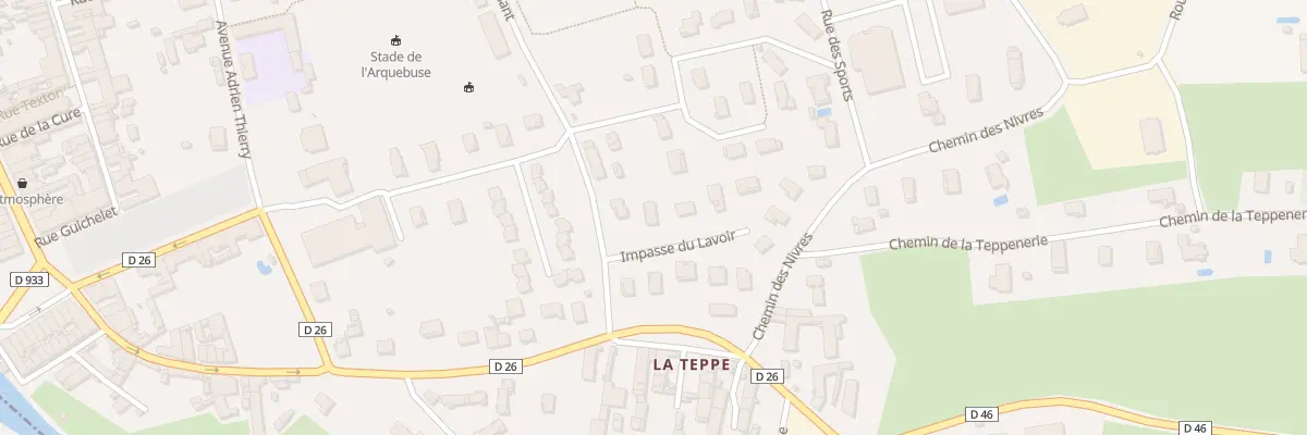 Plan du 1 Imp du Lavoir à Pont-de-Vaux